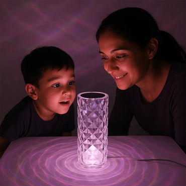Crystal LED Touch Table Lamp with Remote