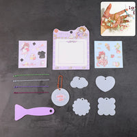 DIY Shrink Art Keychain Making Kit for Kids