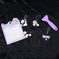 DIY Shrink Art Keychain Making Kit for Kids