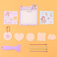 DIY Shrink Art Keychain Making Kit for Kids