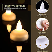 Flameless LED Floating Candles - Set of 12
