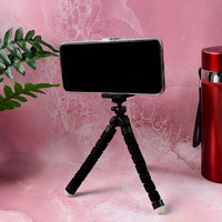 Flexible Mini Table Top Tripod Stand with Adjustable Mobile Holder
