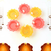 Water Sensor LED Diya Set - 6 Piece