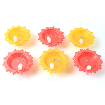 Water Sensor LED Diya Set - 6 Piece