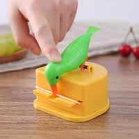 Portable Automatic Bird Toothpick Storage Box