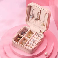 Compact Jewelry Box for Women - Palm Size