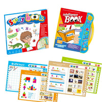 Interactive Kids Learning Book - Designed To Teach Alphabets, Numbers, Animals, Colors And More.