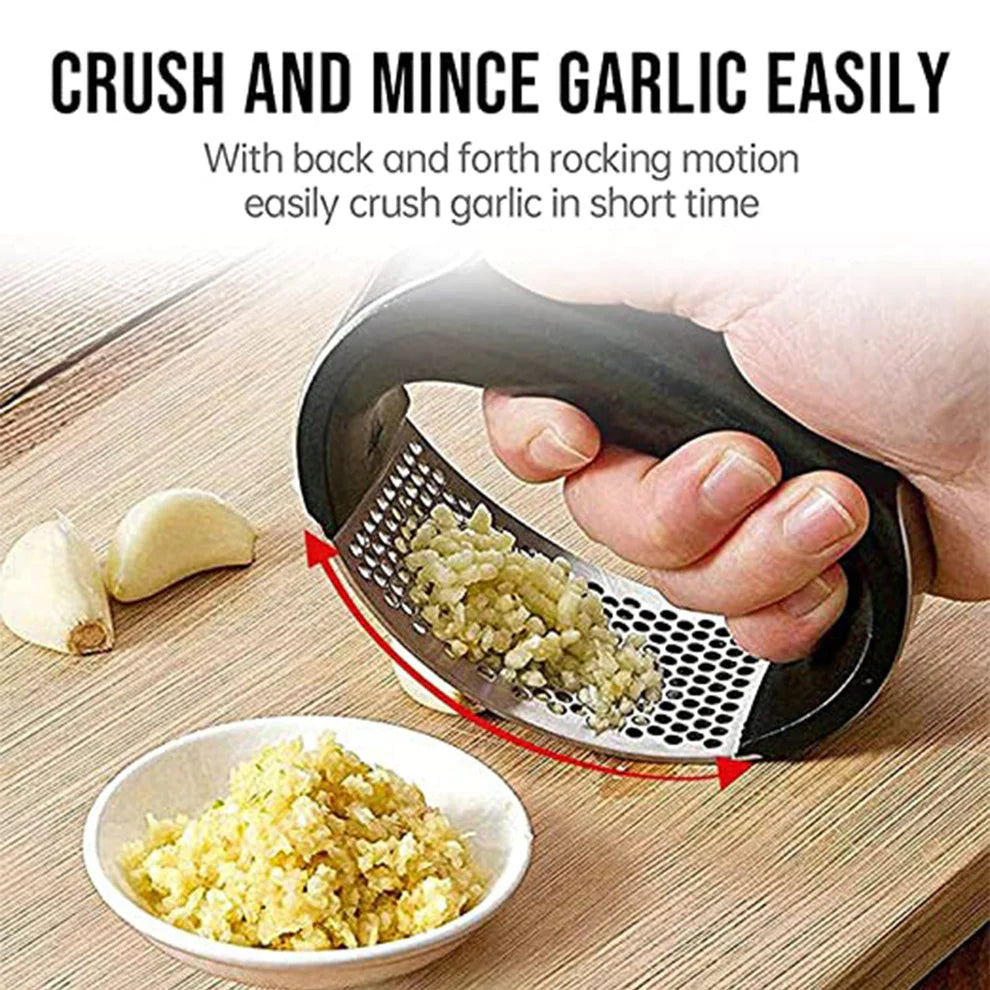 Multipurpose Heavy Duty Stainless Steel Garlic Crusher / Presser