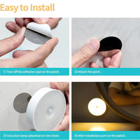 Round Shape LED Motion Sensor Induction Light
